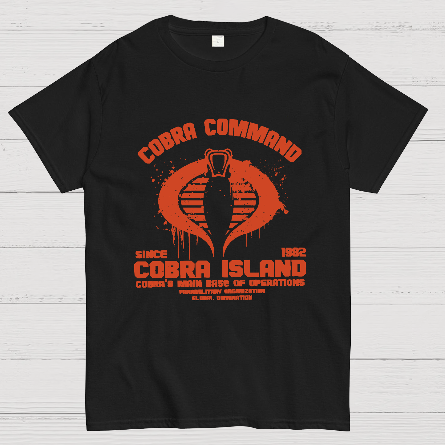 Cobra Command Cobra Island Nerd T-Shirt