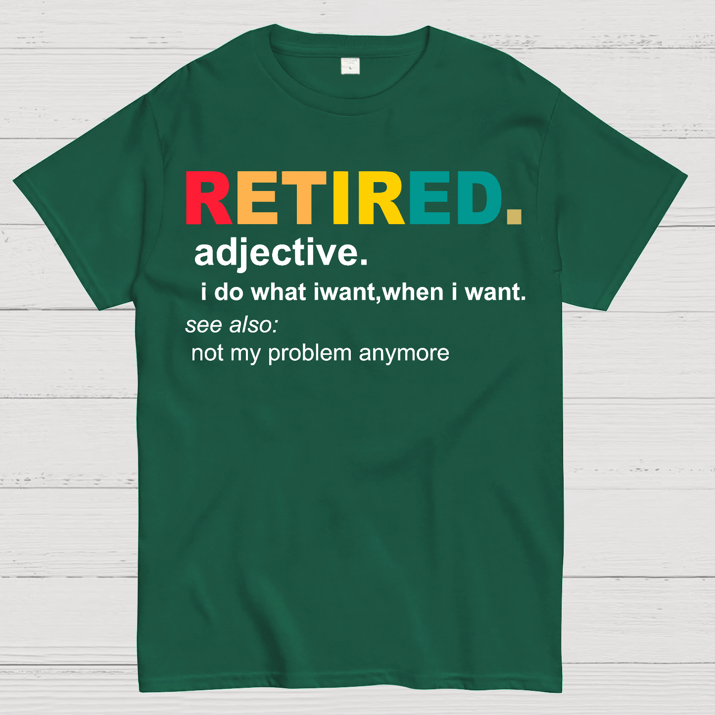 Retired Definition, Funny Retired Classic  T-Shirt