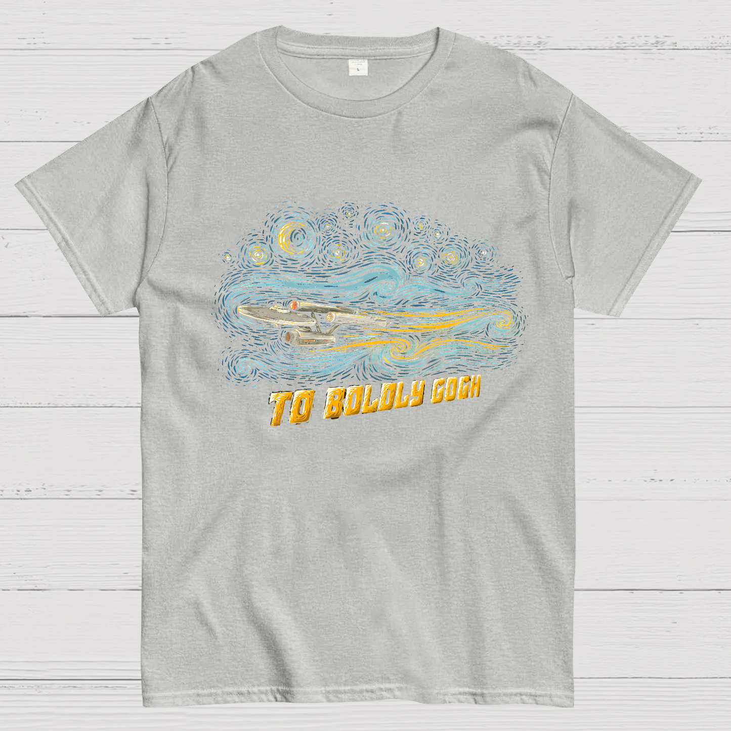 To Boldly Gogh Nerd T-Shirt