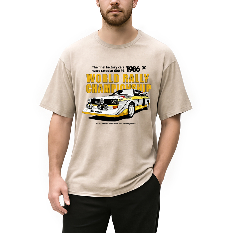 bbb 1986 World Rally Championship Washed T-Shirt