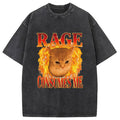 bbb Rage Consumes Me Edgy Funny Cat Meme Washed T-Shirt