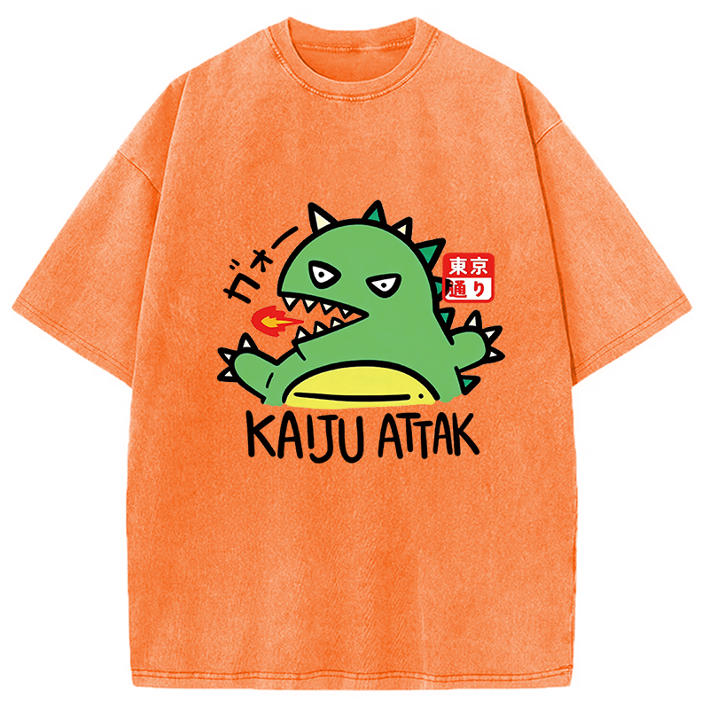 bbb Kaiju Attack Washed T-Shirt