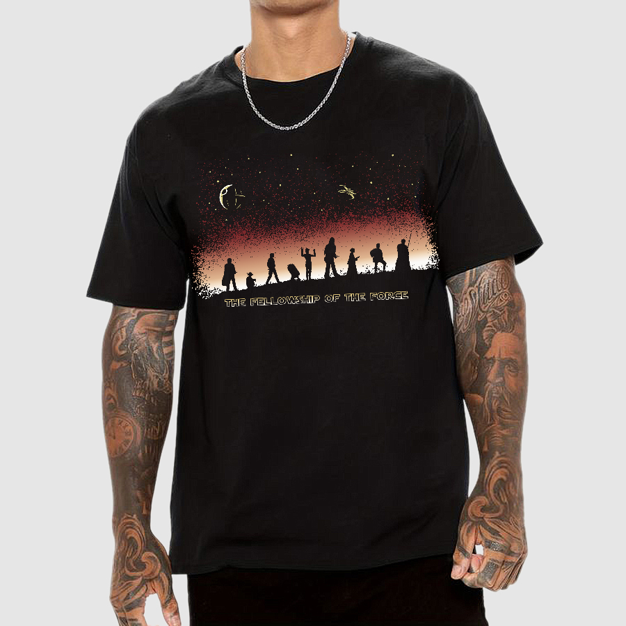 The Fellowship of the Force  T-Shirt