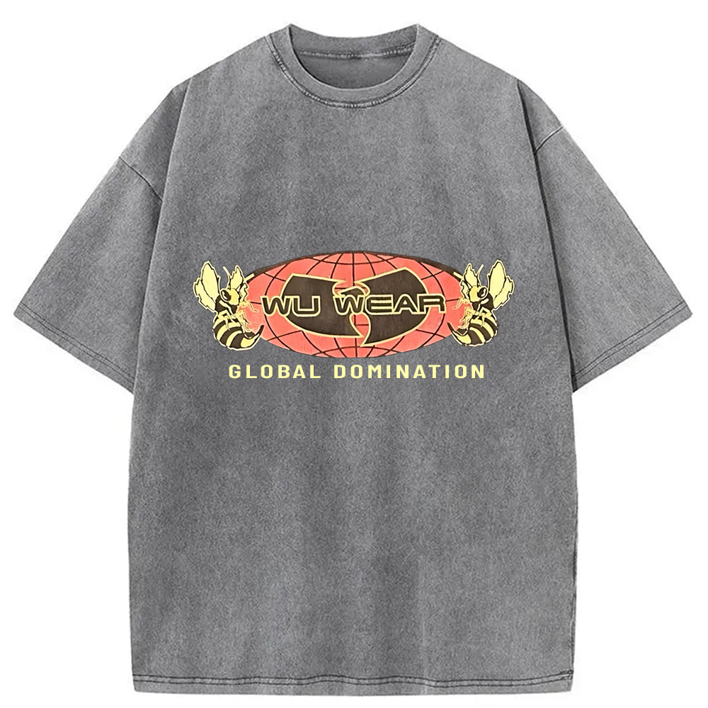 bbb Vintage 90s Wu Wear Wu Tang Washed T-Shirt