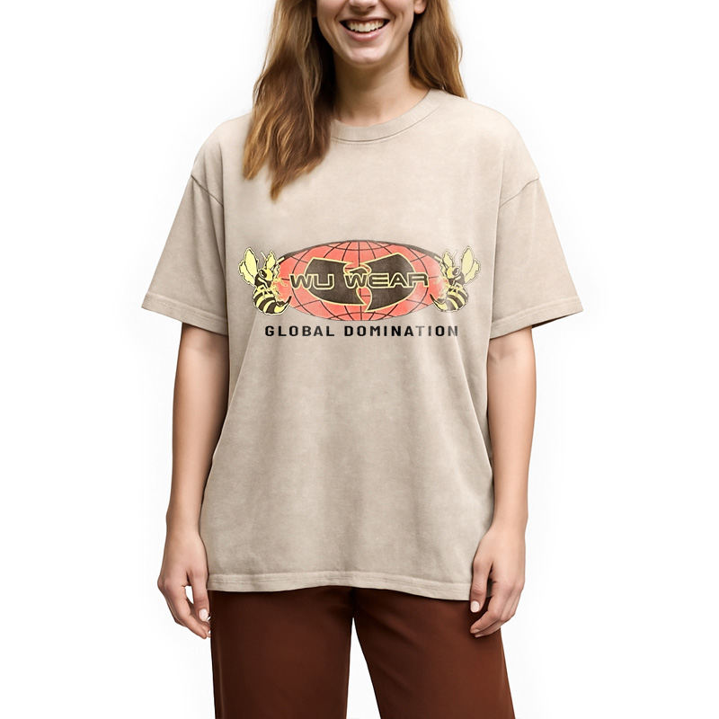 bbb Vintage 90s Wu Wear Wu Tang Washed T-Shirt