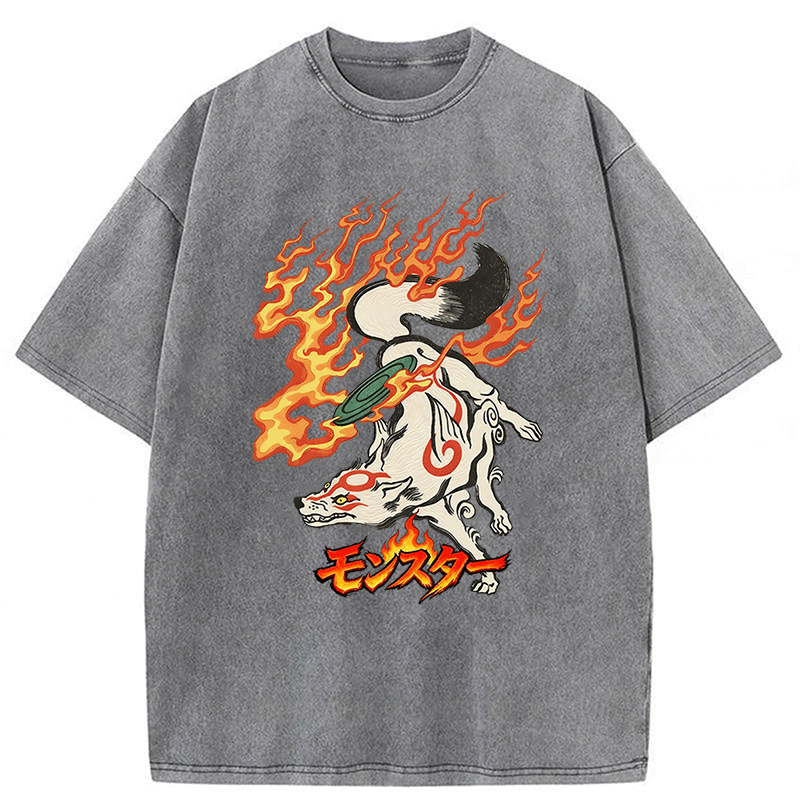 bbb Tokyo Japanese-style Yokai Washed T-shirt