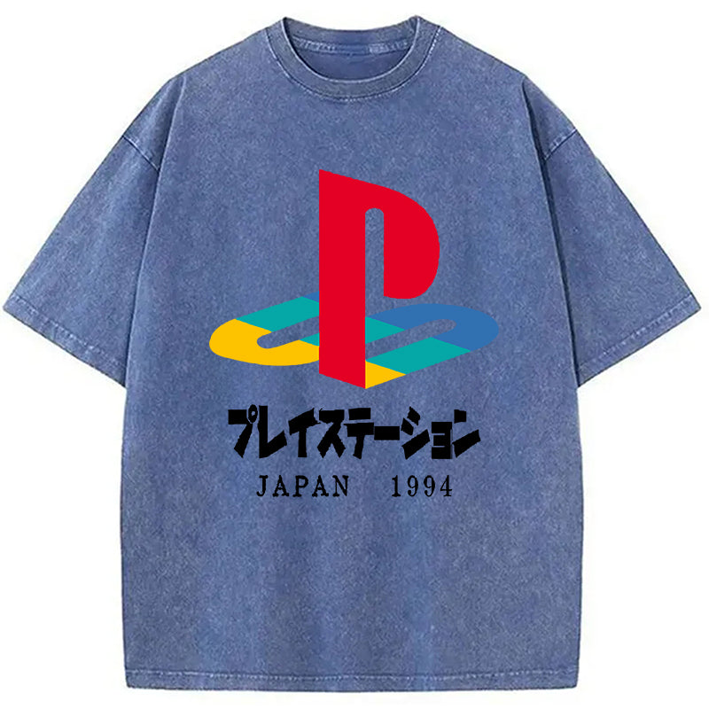 bbb Sony Playstation Japanese Washed T-Shirt