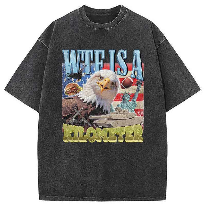 bbb Funny Eagle Meme Washed T-Shirt