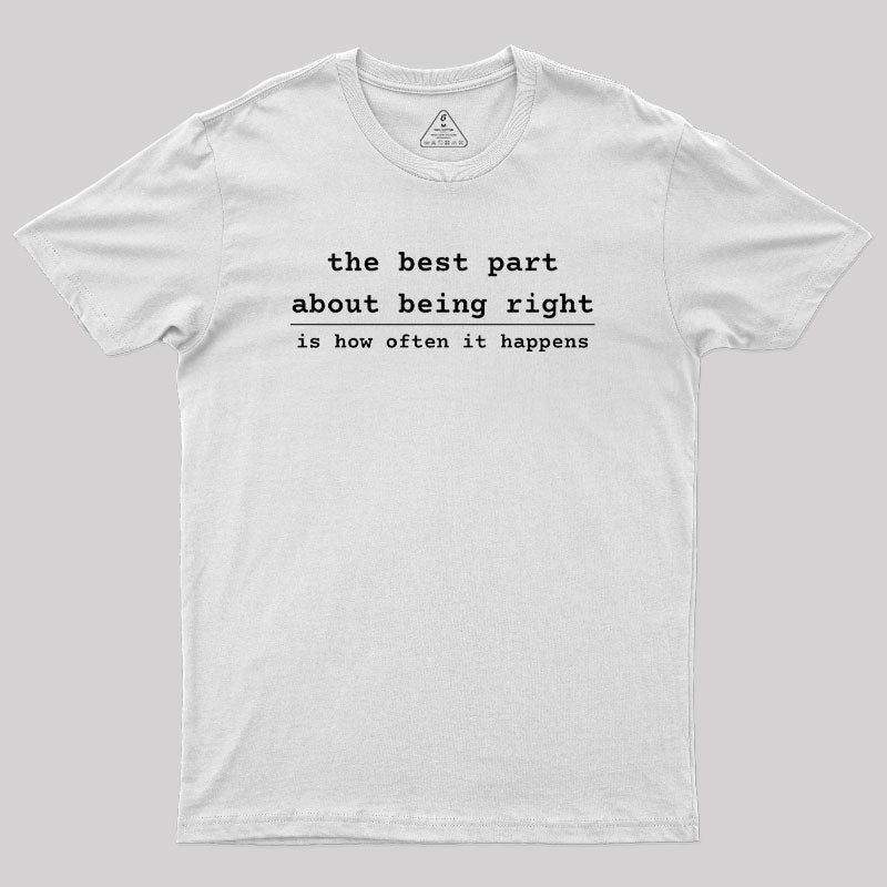 Being Right  T-Shirt
