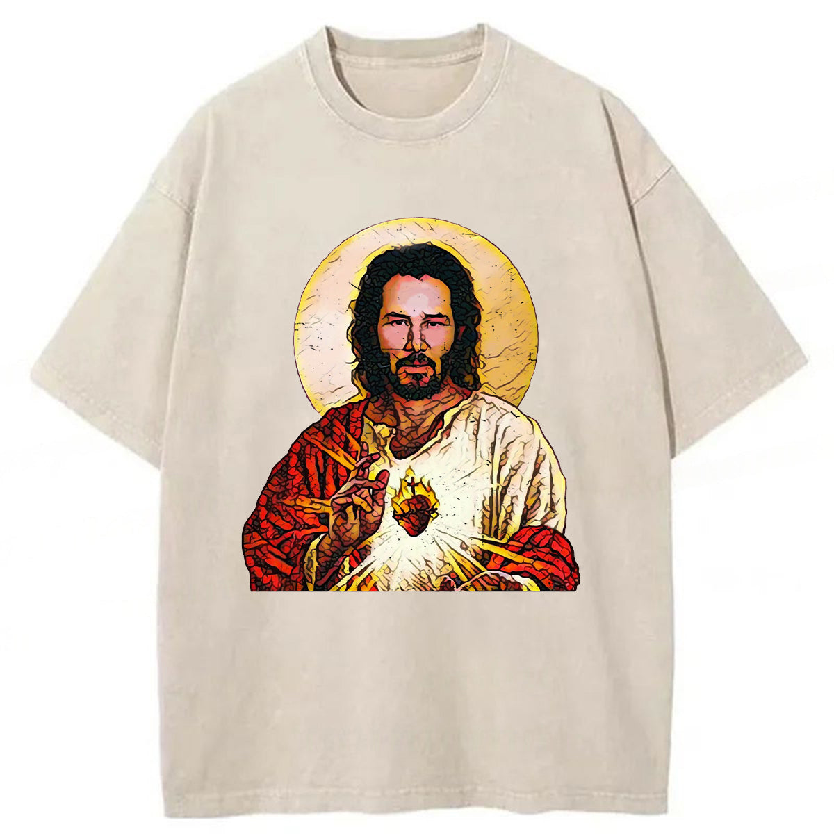 bbb Holy Keanu Washed T-shirt