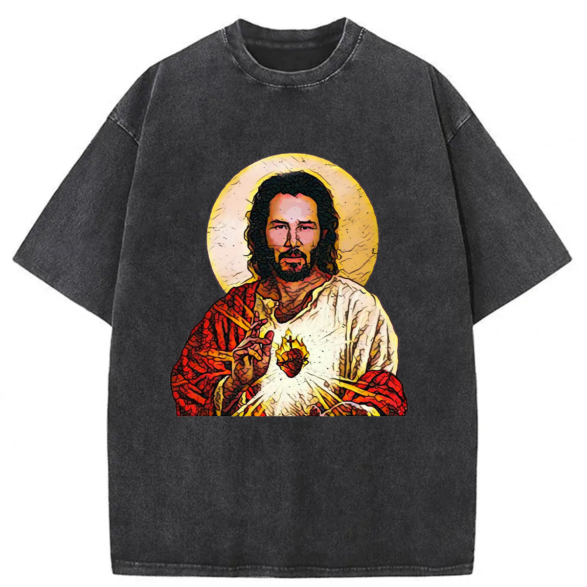 bbb Holy Keanu Washed T-shirt