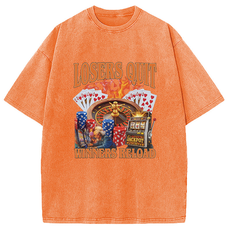 bbb Funny Gambling Washed T-Shirt