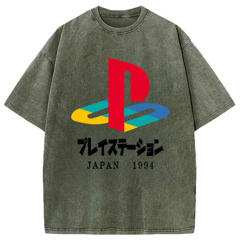 bbb Sony Playstation Japanese Washed T-Shirt