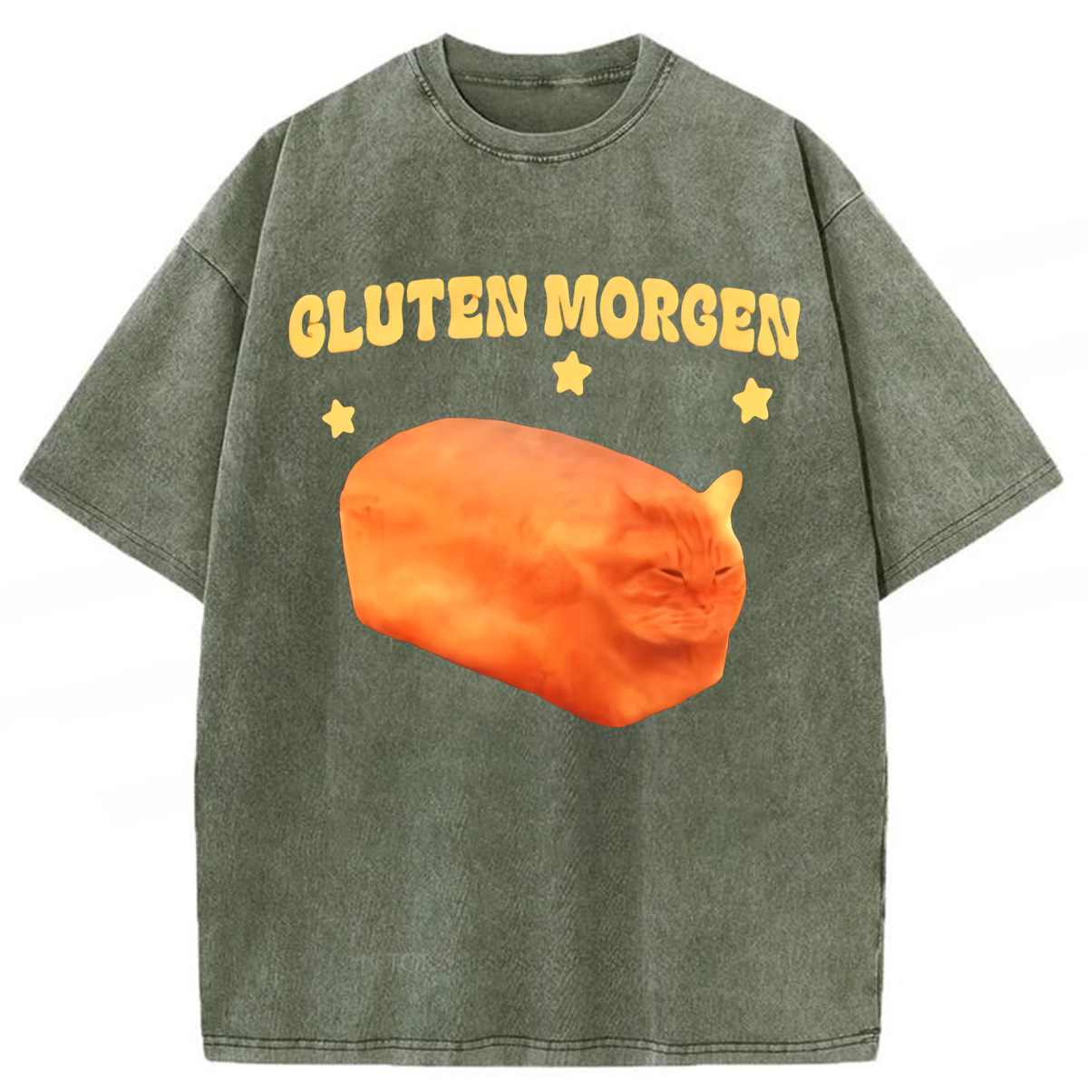 bbb Cluten Morgen Cat Washed T-shirt