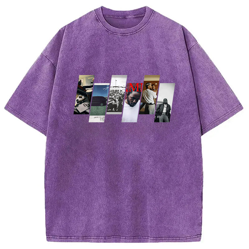 bbb Kendrick Lamar Albums Washed T-Shirt