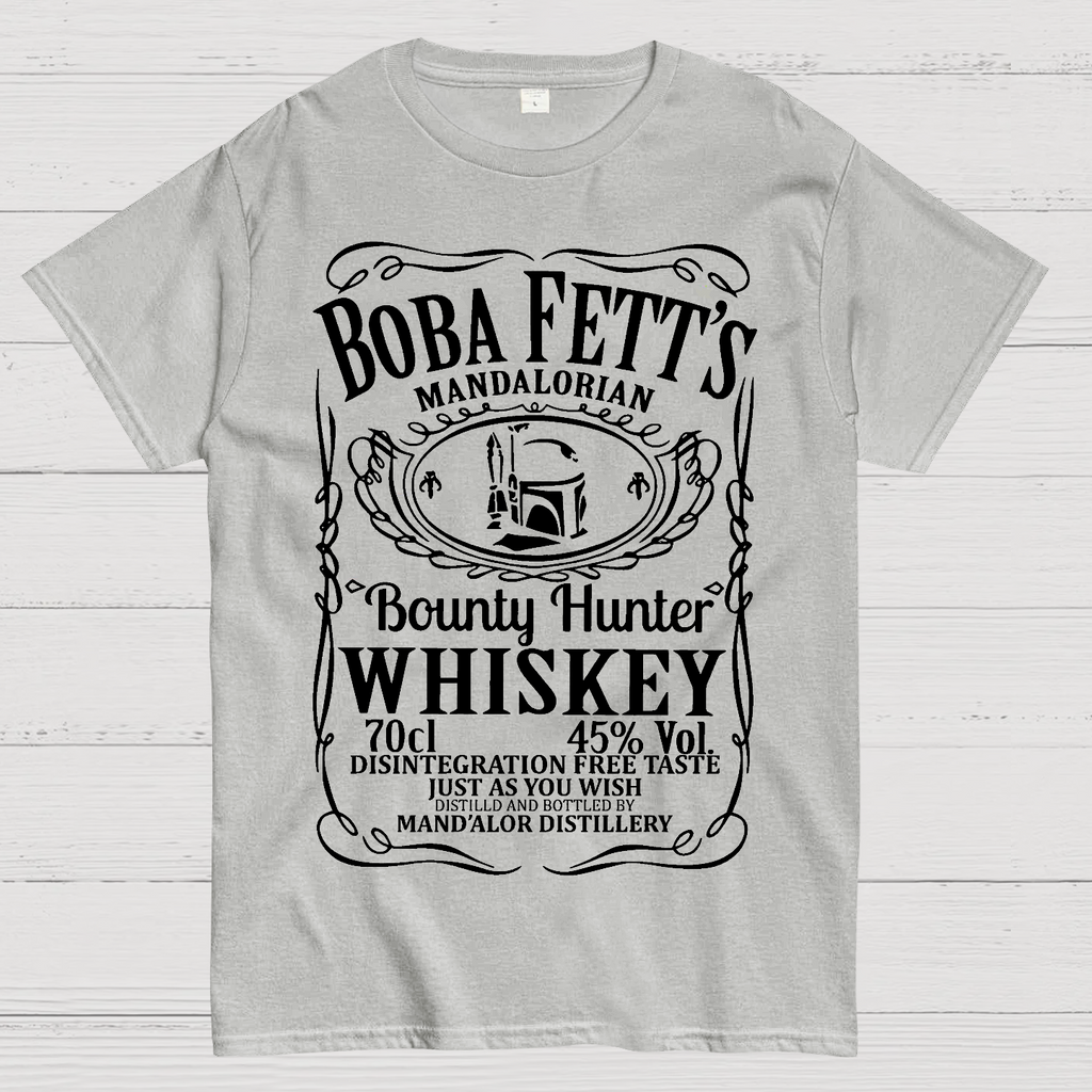 Mandalorian Bounty Hunter Whiskey  T-Shirt