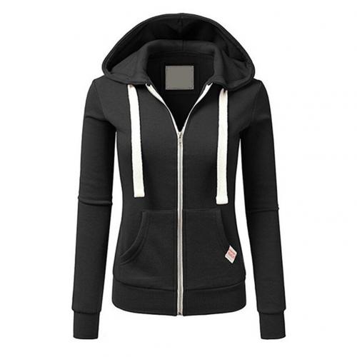 Soft Versatile Women's Zip Hoodie - Fitted, Cotton, Casual
