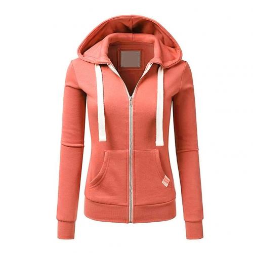 Soft Versatile Women's Zip Hoodie - Fitted, Cotton, Casual