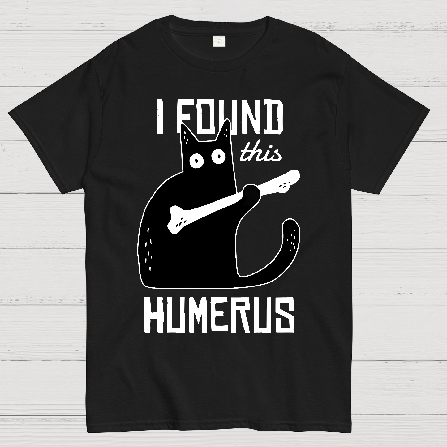Cat With A Bone  T-Shirt
