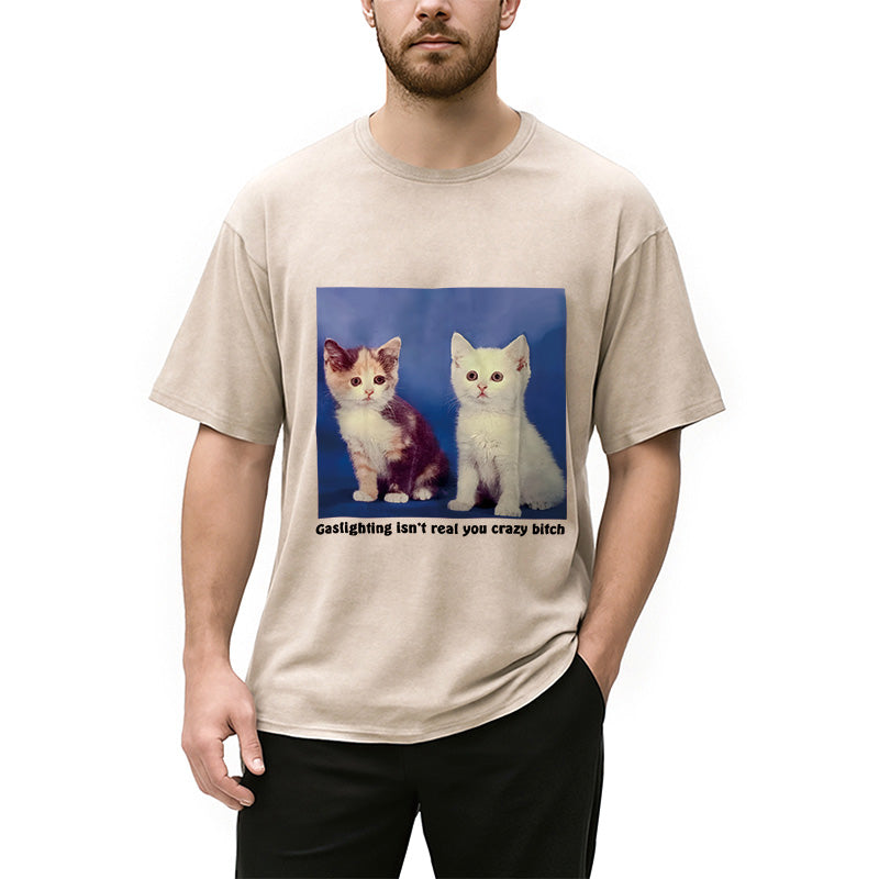 bbb Gaslighting Isn't Real You Crazy Bit*h Washed T-Shirt