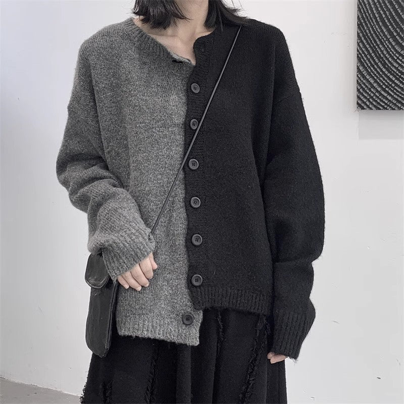 Oversized Women’s Sweater Coat - Button Front, Acrylic