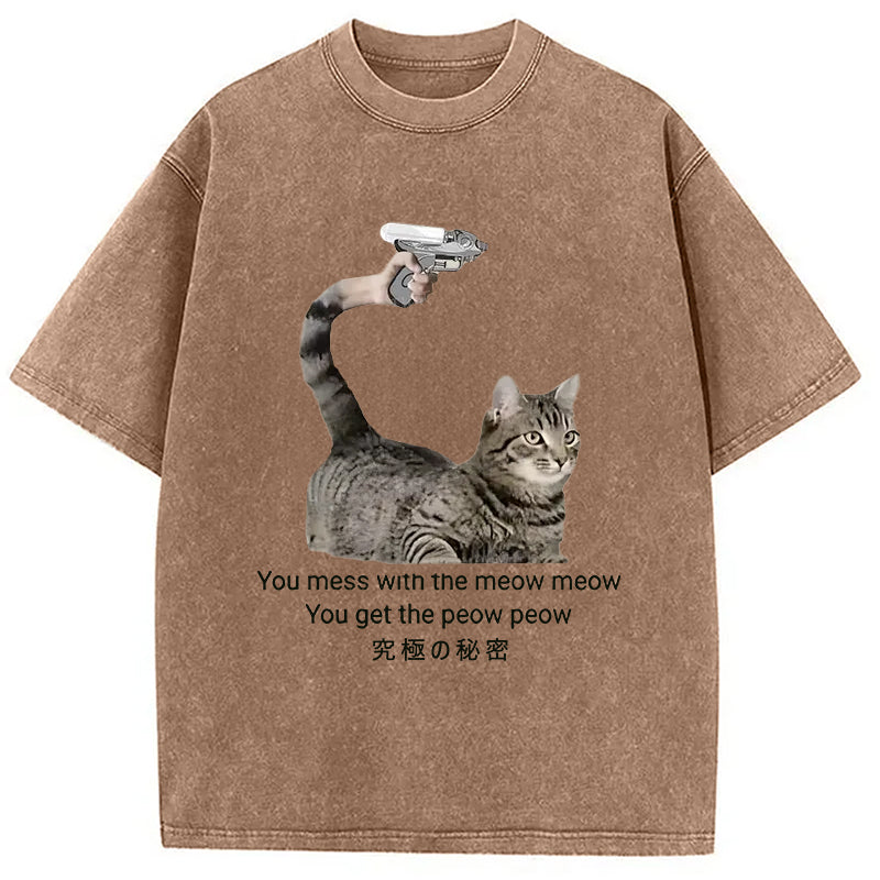 bbb Cat's Secret Weapon Washed T-Shirt
