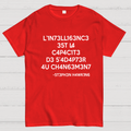 Stephen Hawking - Intelligence is the ability to adapt to Change y T-Shirt