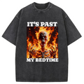 bbb It's Past My Bedtime Funny Skeleton Meme Washed T-Shirt