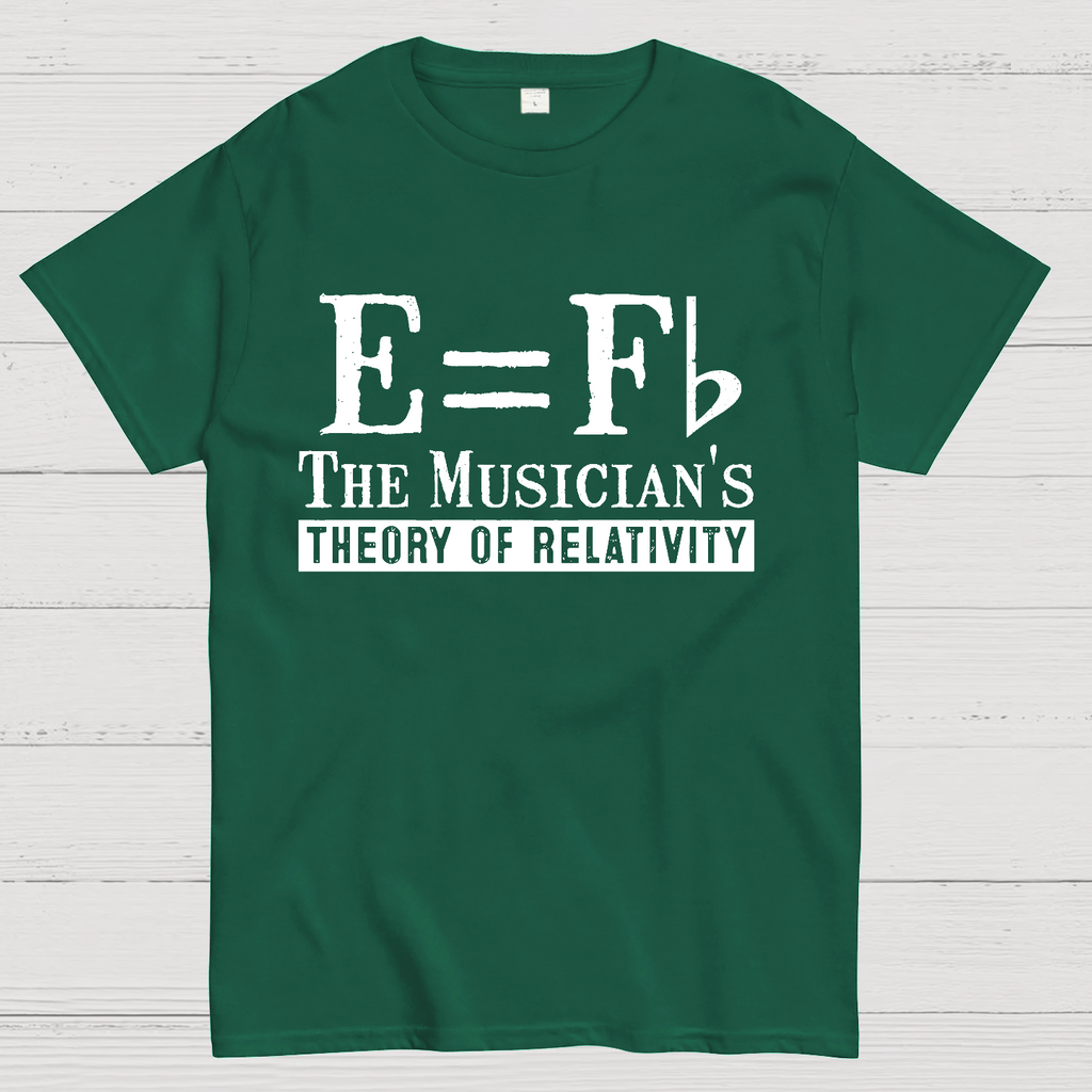 E Equals F Flat Theory of Relativity  T-Shirt