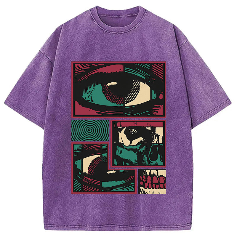 bbb Facial Fragments Washed T-Shirt