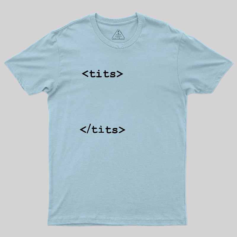 HTML Boobs Tag  T-Shirt
