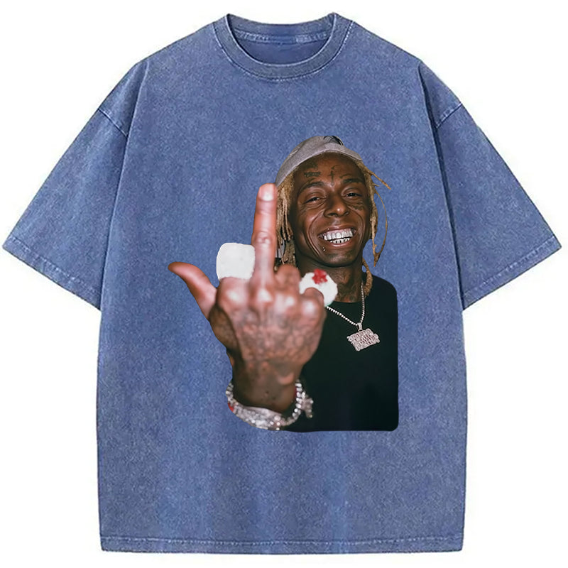 bbb North America Tour Lil Wayne Washed T-Shirt