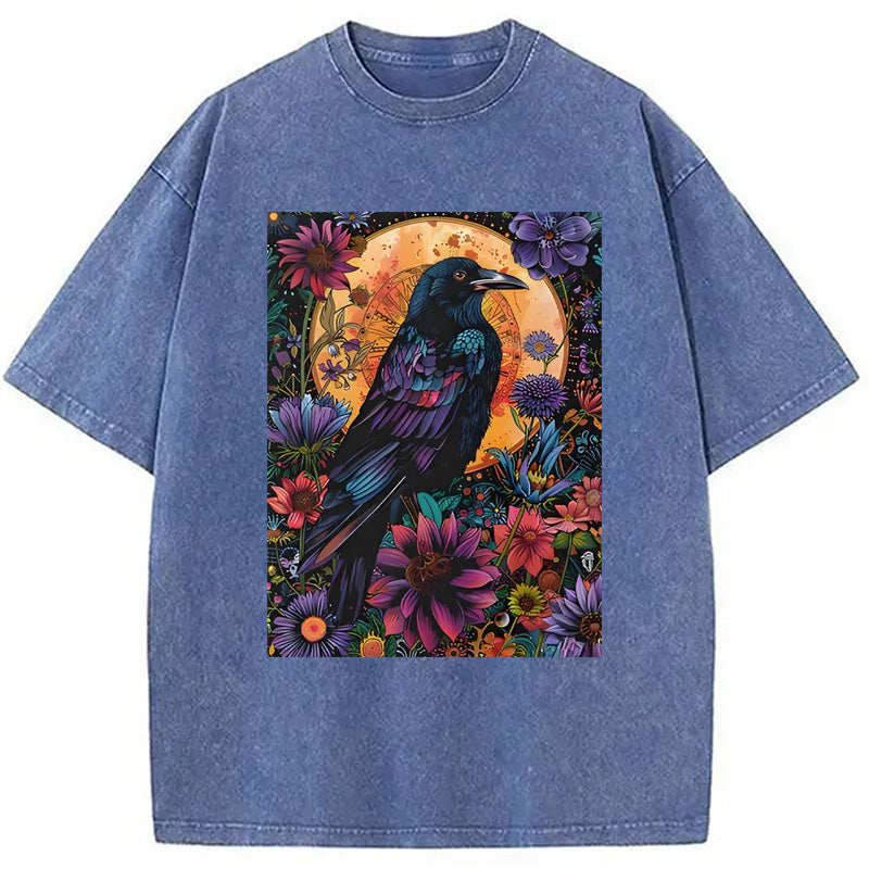 bbb Mandala Crow Washed T-Shirt