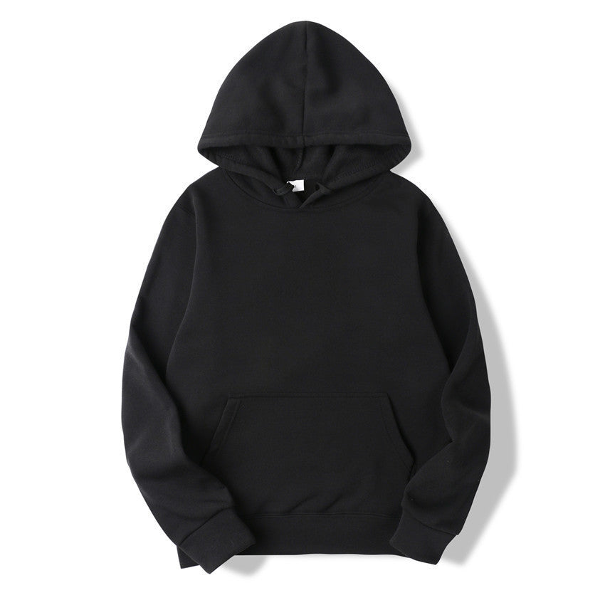 Oversized Cozy Mens Hoodie - Distressed Graphic, Polyester