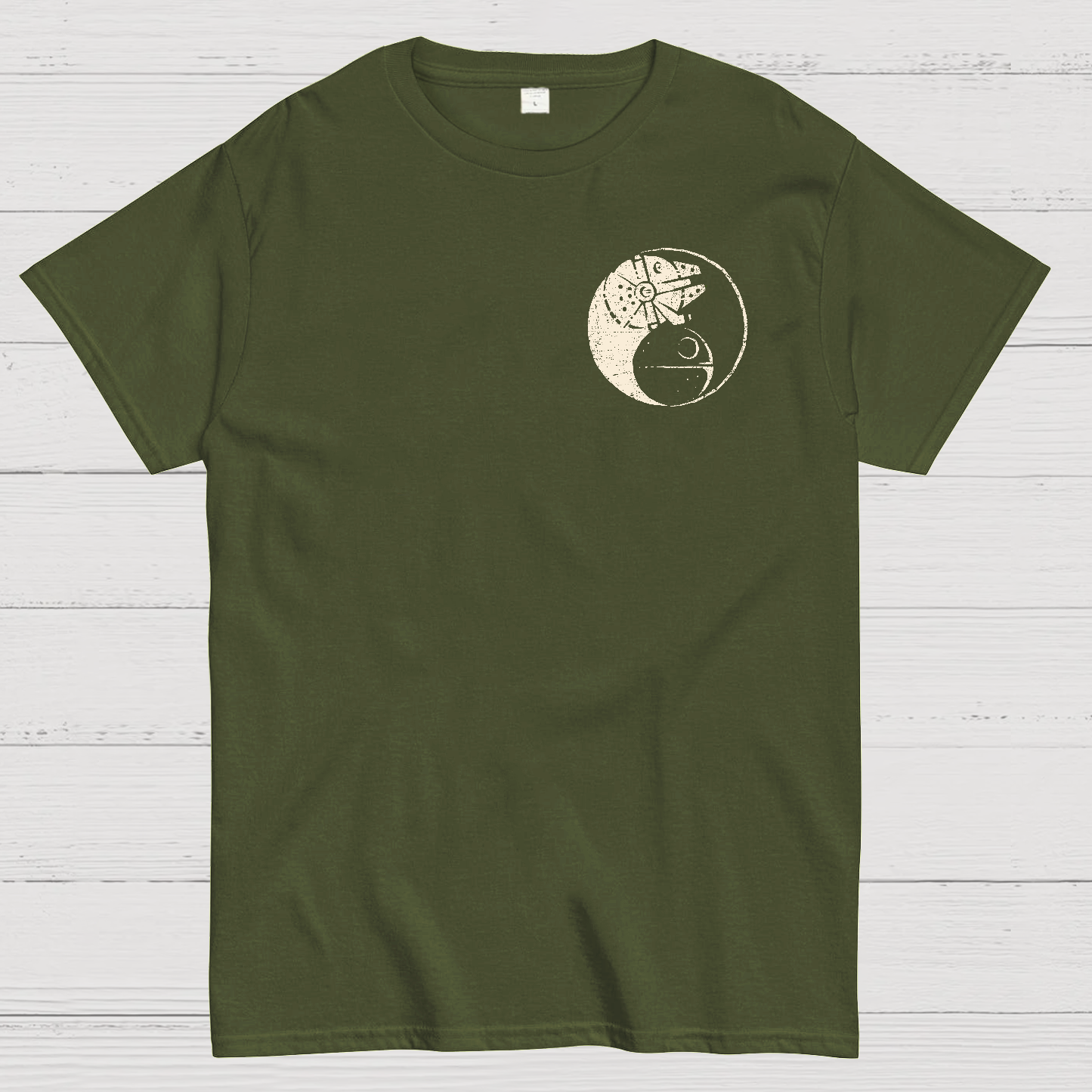Balancing The Force Front And Back Printing  T-Shirt