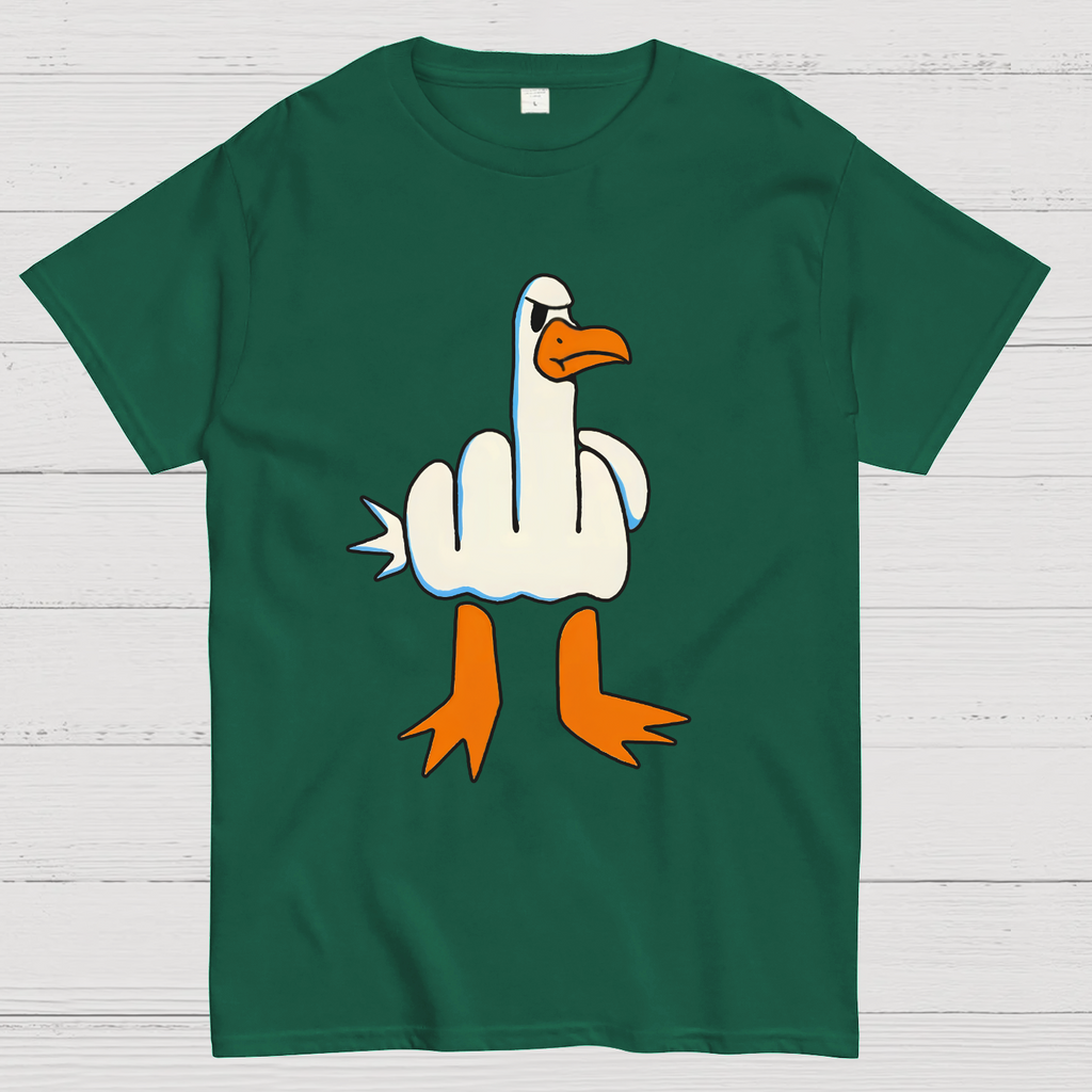Rude Seagull Design Funny y T-Shirt