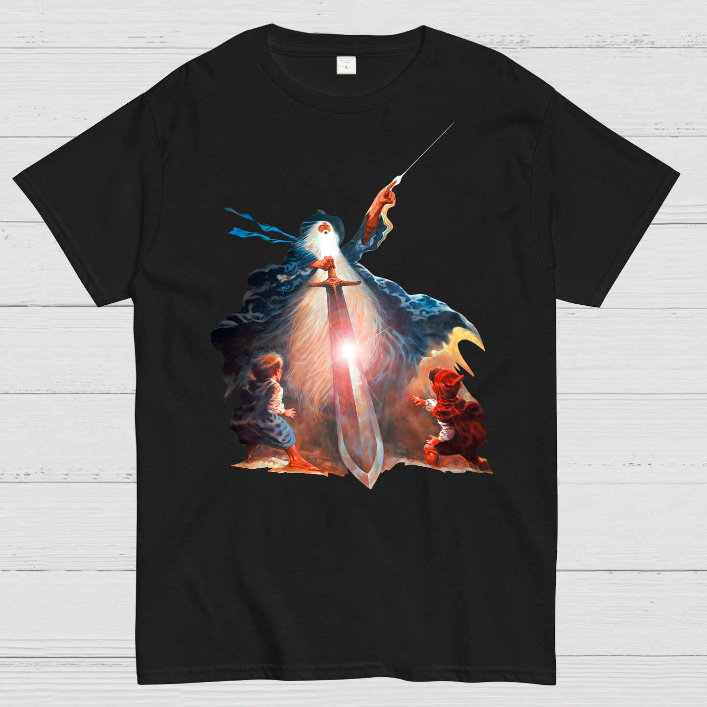 Retro Vintage Fantasy The Lord Of The Rings Unisex  T-Shirt