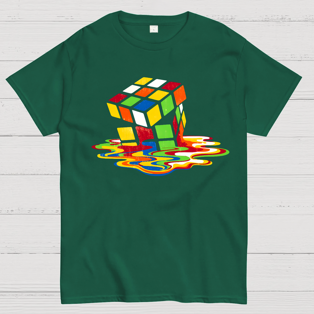 Retro Rubik's Cube Design  T-Shirt