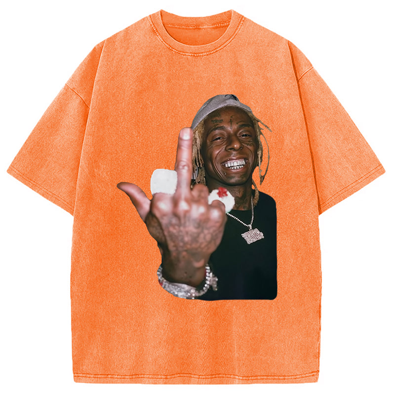 bbb North America Tour Lil Wayne Washed T-Shirt