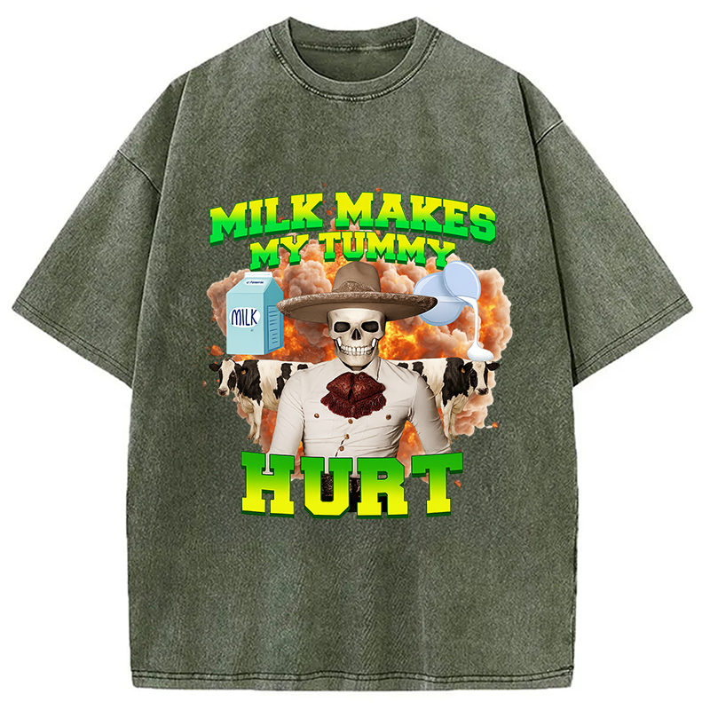 bbb Lactose Intolerance Meme Washed T-Shirt
