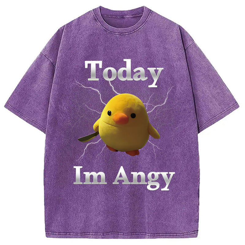 bbb Today I'm Angry Washed T-Shirt