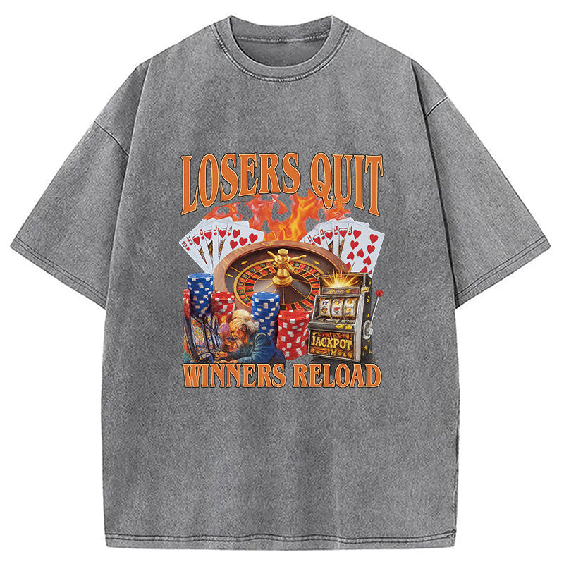 bbb Funny Gambling Washed T-Shirt