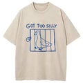 bbb Got Too Silly Meme Washed T-Shirt