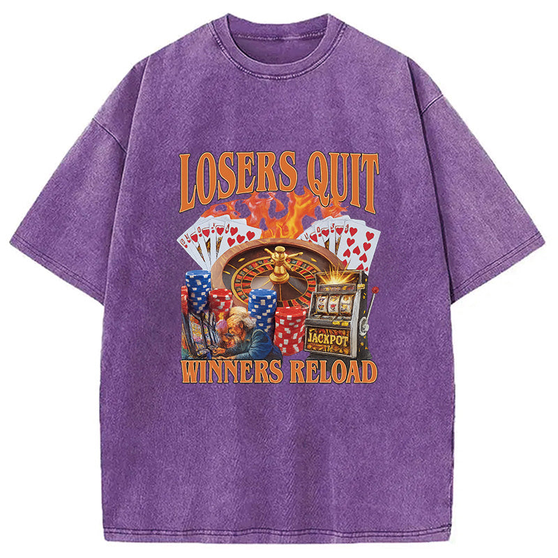 bbb Funny Gambling Washed T-Shirt