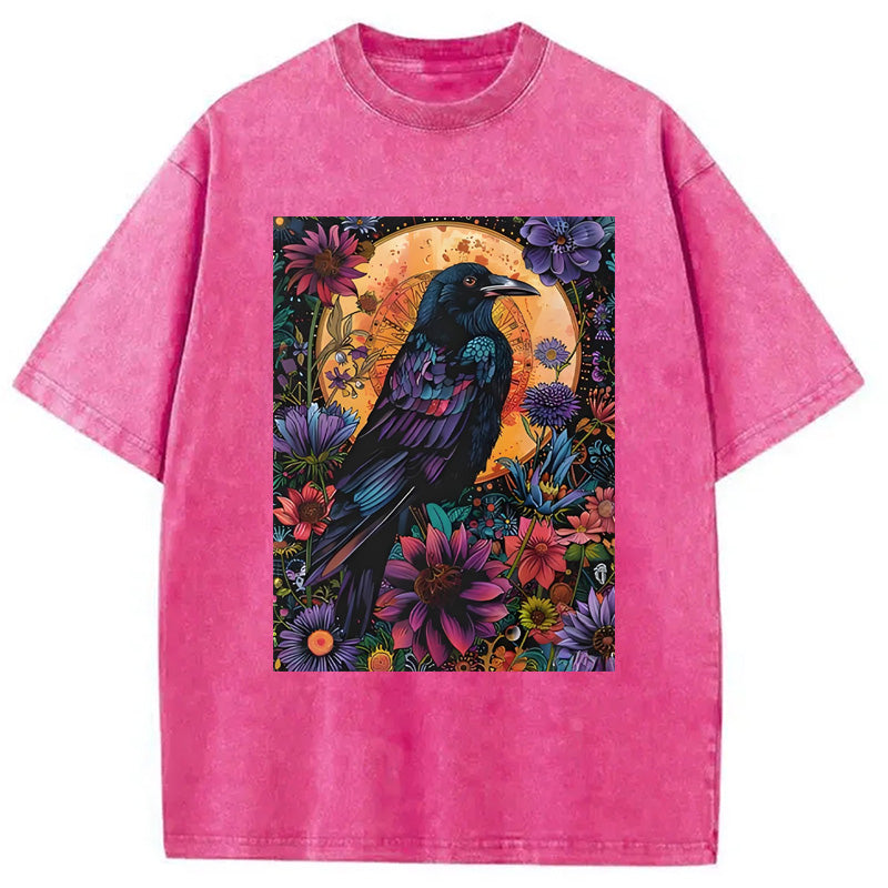 bbb Mandala Crow Washed T-Shirt