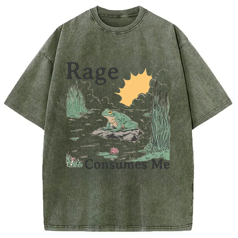 bbb Rage Consumes Me Frog Pond Washed T-Shirt