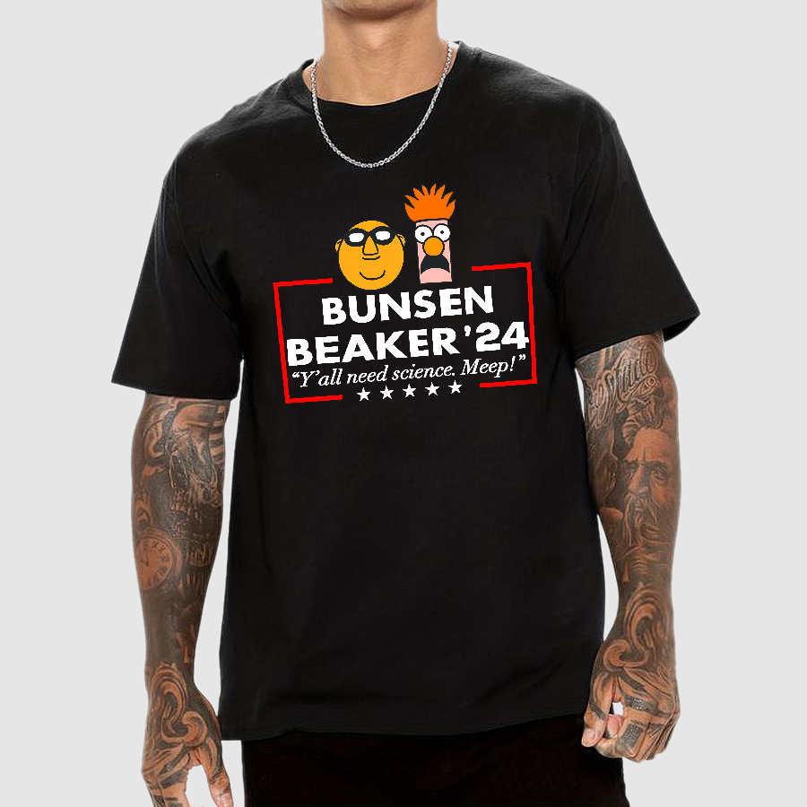 Science Meep Bunsen And Beaker Teacher y T-Shirt