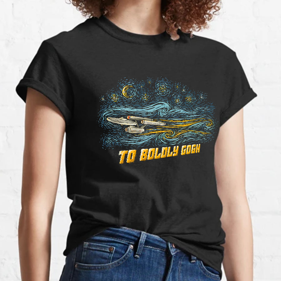 To Boldly Gogh Nerd T-Shirt