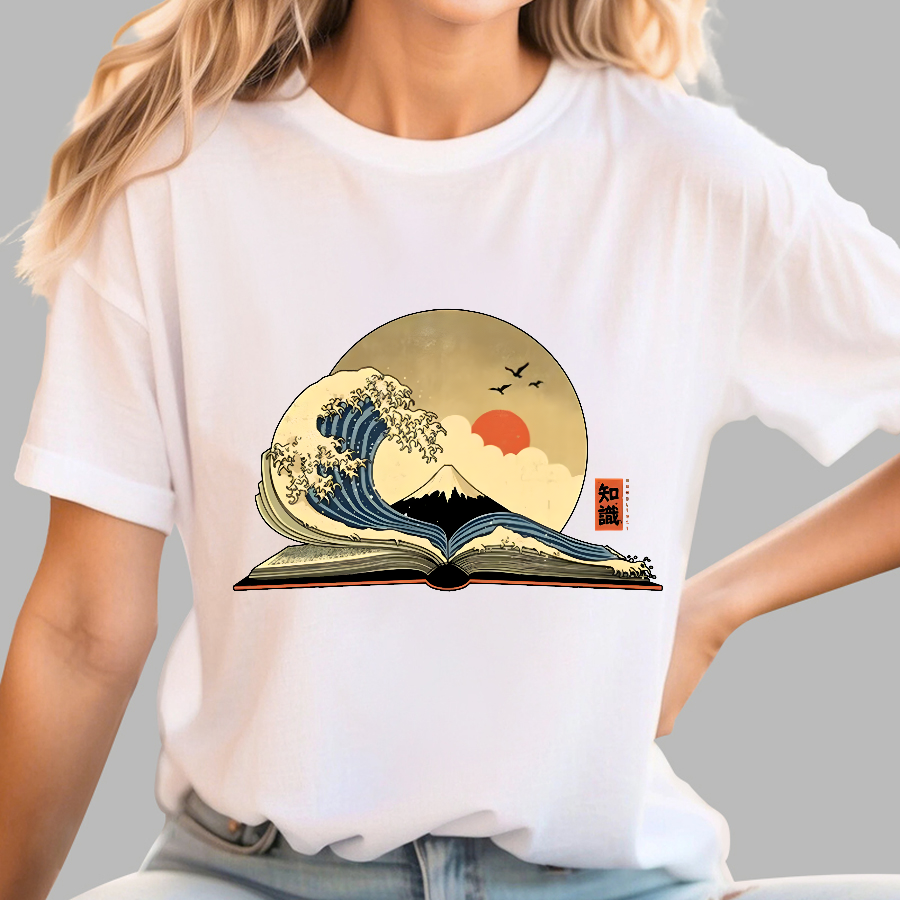 The Great Wave of Knowledge  T-Shirt
