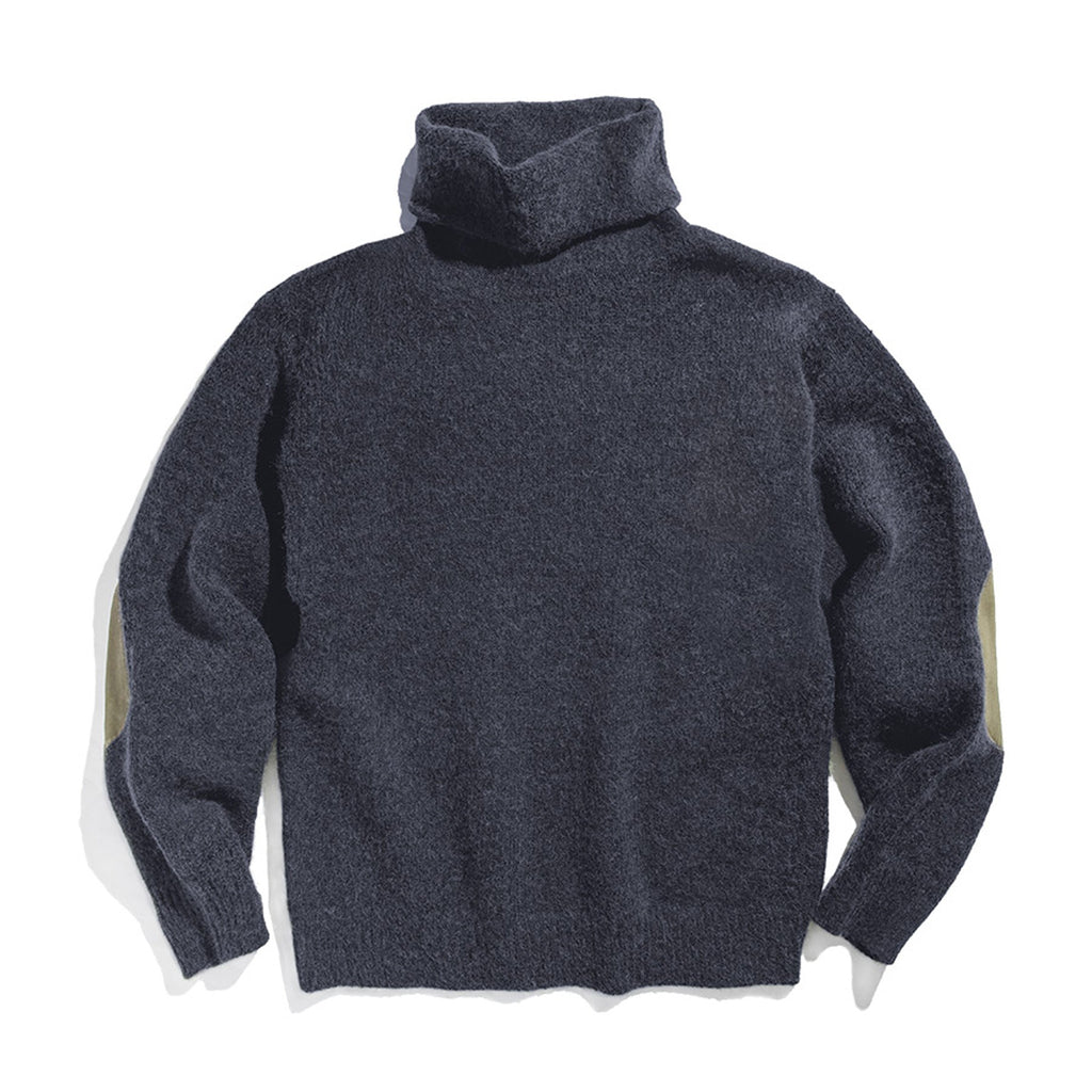 Warmer Herren-Rollkragenpullover – Lässiger Oversize-Schnitt aus Mohair